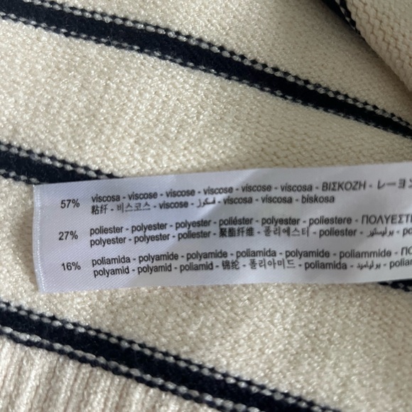 Zara Striped Knit Sweater S - Picture 4 of 4